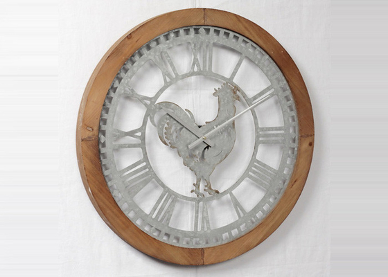Painting Oversized Circular Farm Style Wall Clocks