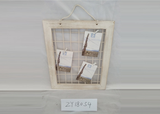 White Eco Friendly Wooden Rope Album Picture Frames